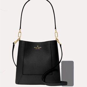 RARE Kate Spade Black Lena Bucket Bag